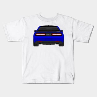 HELLCAT REAR DARK-BLUE Kids T-Shirt